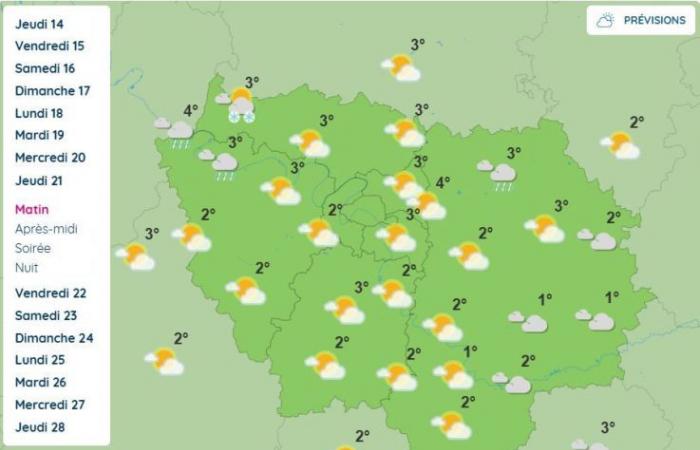 Meteo a Parigi e nell'Île-de-France: previsto un calo delle temperature la prossima settimana