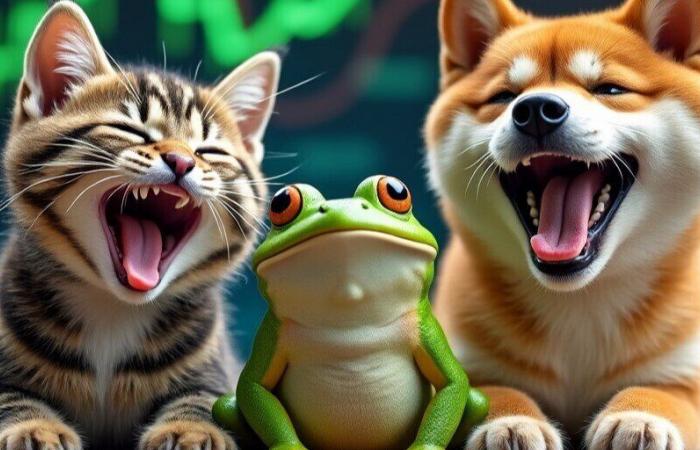 Pepe conquista la top 20 e supera Dogecoin in guadagni settimanali