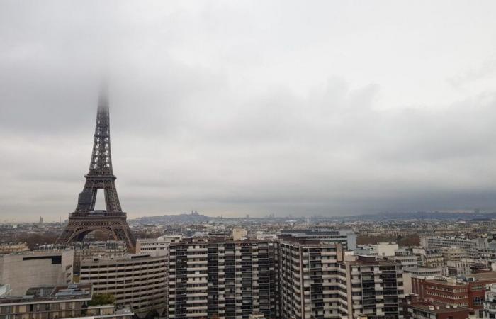 A Parigi, meno di 10 ore di sole dall'inizio di novembre