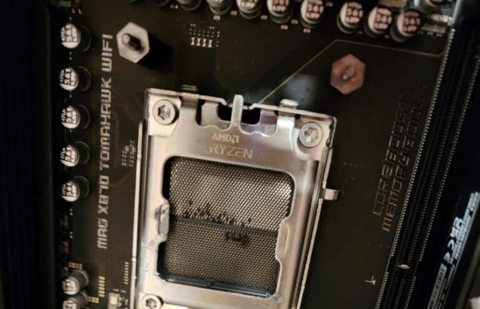 Il Ryzen 7 9800X3D si surriscalda al punto da bruciare la scheda madre dell'utente