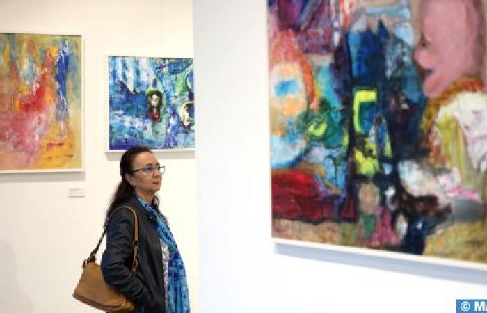 Rabat: Inaugurazione della mostra “Poesia e pittura” di Loubaba Laalej