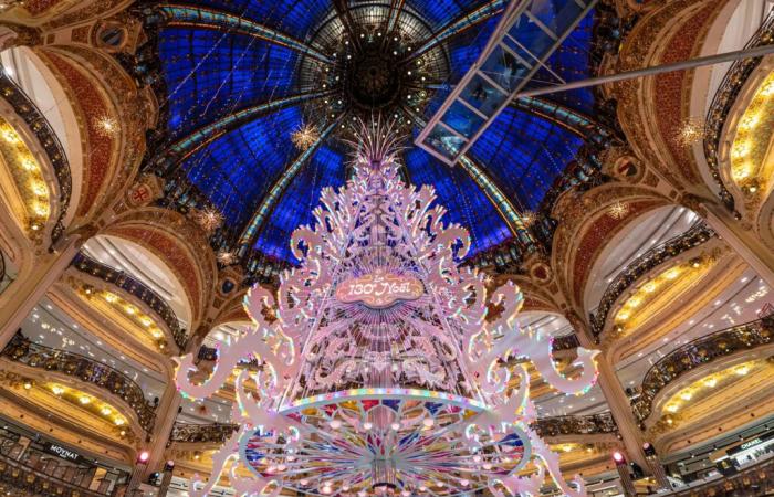 Inaugurazione delle vetrine e dell’albero di Natale delle Galeries Lafayette 2024 in occasione del 130° Natale