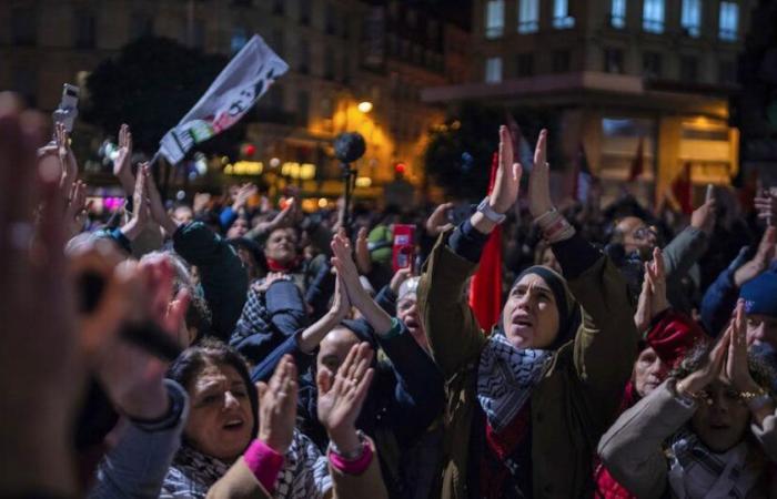 Manifestazione pre-partita tra Francia e Israele: «Stop al genocidio»