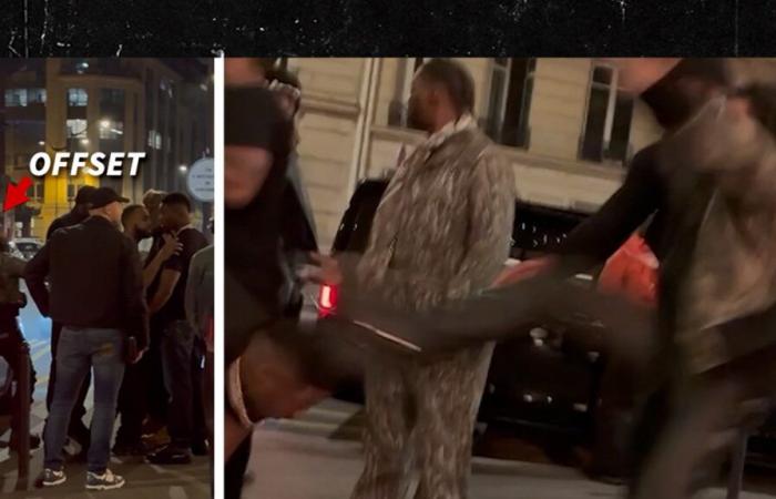 Offset e il suo entourage litigano con la crew rap rivale a Parigi in Wild Video