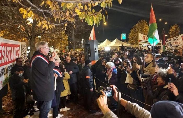 A 2 km dallo Stade de France, si è svolto un comizio per dire “no alla partita Francia – Israele”