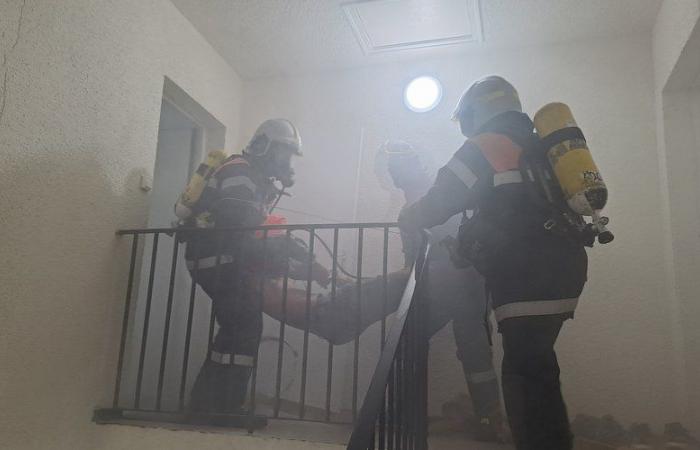 Incendio: i vigili del fuoco hanno effettuato un’esercitazione all’interno dei locali della gendarmeria di Castelnaudary