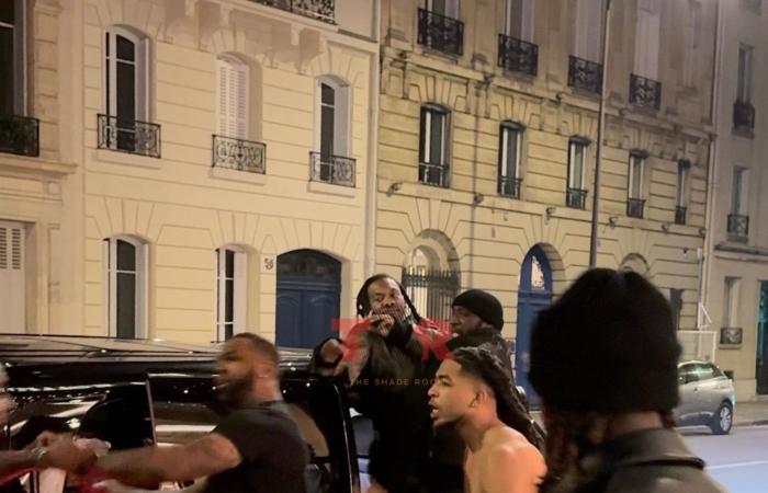 Il video mostra un alterco a Parigi con Gazo Entourage