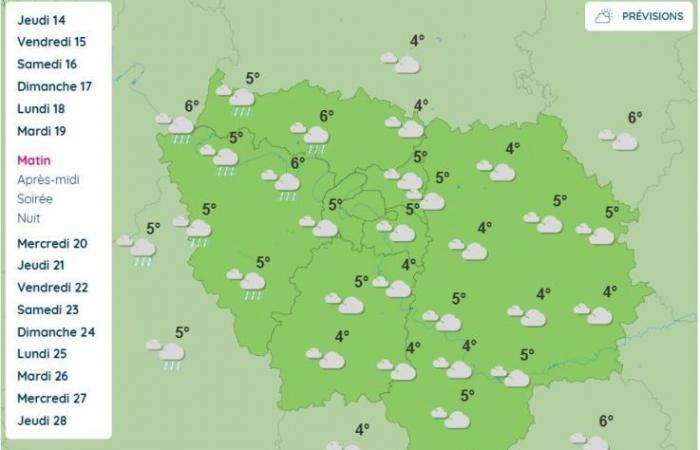 Meteo a Parigi e nell'Île-de-France: previsto un calo delle temperature la prossima settimana