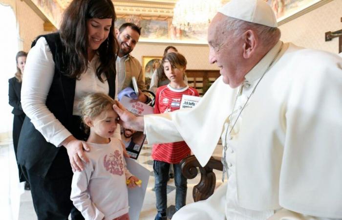 Il Papa ha incontrato un gruppo di ostaggi israeliani liberati a Gaza