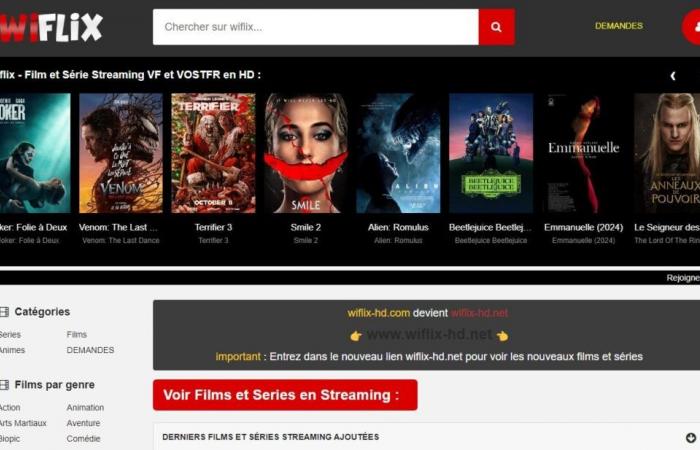 Wiflix è tornato di nuovo con un nuovo indirizzo