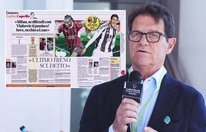 Capello ammette che Fonseca dovrà pretendere un Milan-Juventus ‘stile Bernabeu’: “Sembrava sbocciato”