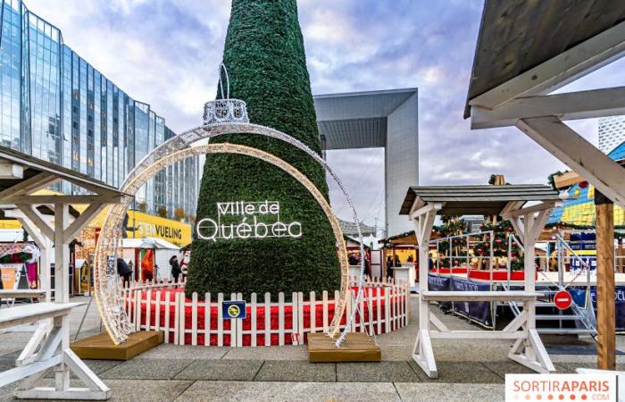 Il gigantesco mercatino di Natale La Défense è aperto! Attività festive e pista di pattinaggio in programma