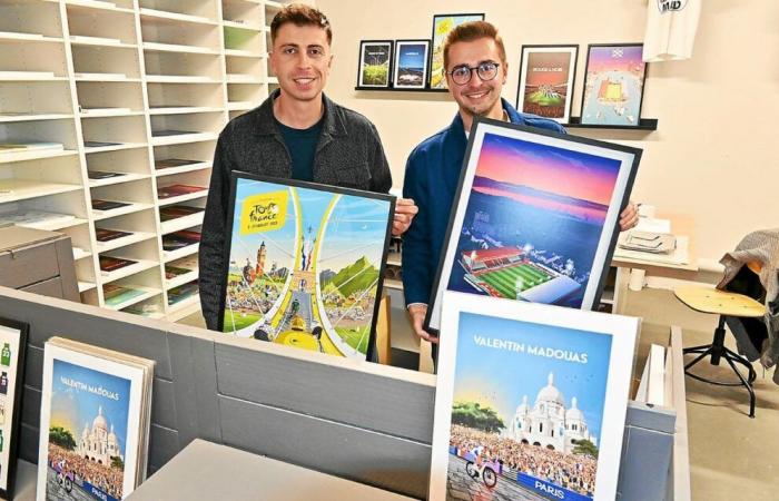 A Brest, “L’Afficheur Français” ha ottenuto la licenza ufficiale per i manifesti del Tour de France