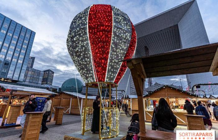 Il gigantesco mercatino di Natale La Défense è aperto! Attività festive e pista di pattinaggio in programma