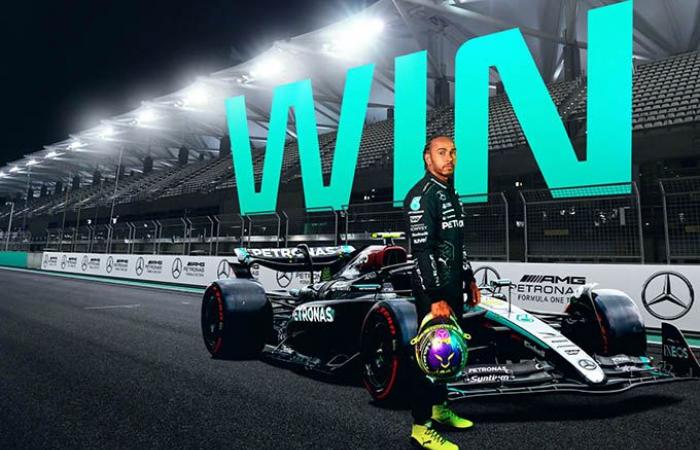 Formula 1 | La Mercedes F1 invita i fan a mettere il proprio nome sulla W15 da Hamilton ad Abu Dhabi