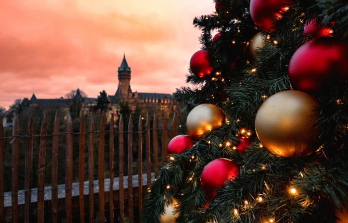 Il Natale si stabilisce nella città di Lussemburgo per più di un mese