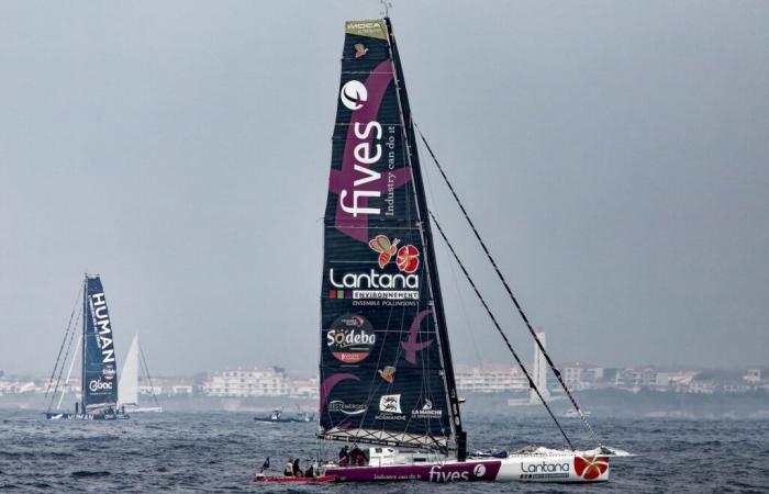 rottura per lo skipper della Manica Louis Duc