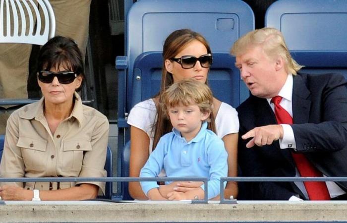 Questo raro video di Barron Trump all'età di 4 anni sta facendo il giro dei social network americani