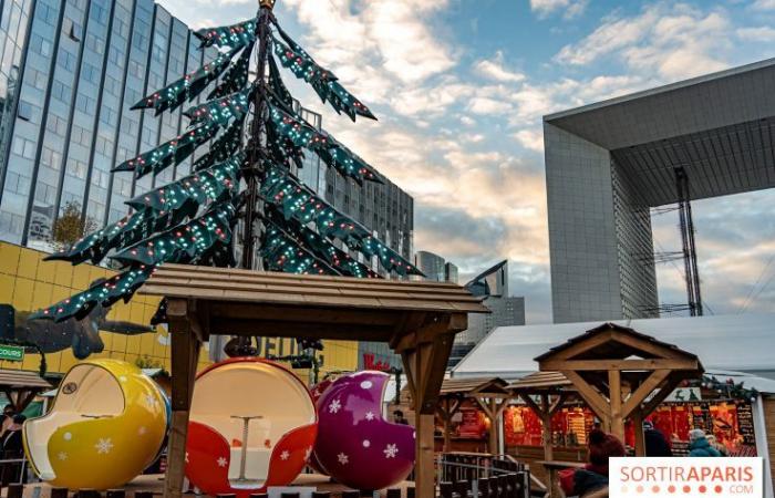 Il gigantesco mercatino di Natale La Défense è aperto! Attività festive e pista di pattinaggio in programma