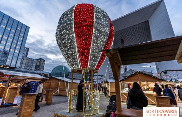 Il gigantesco mercatino di Natale La Défense è aperto! Attività festive e pista di pattinaggio in programma