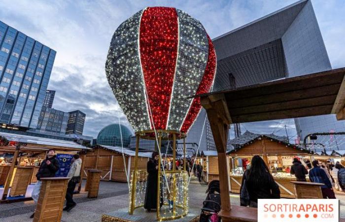 Il gigantesco mercatino di Natale La Défense è aperto! Attività festive e pista di pattinaggio in programma