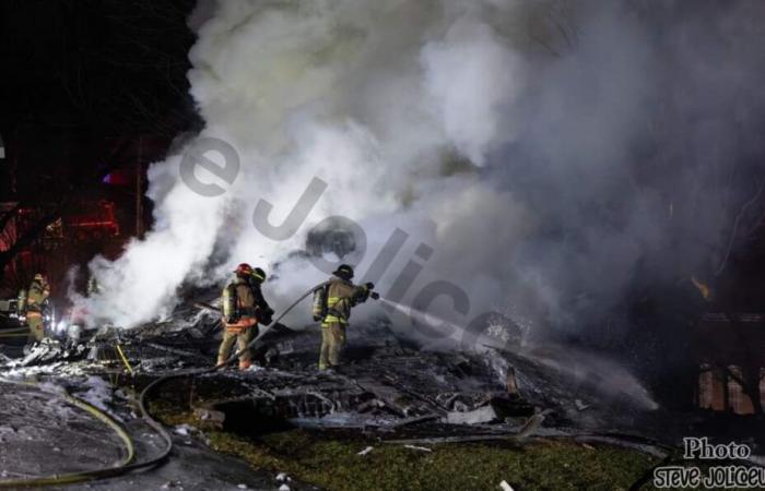 Grave incendio sulla 120esima strada a St-Georges de Beauce