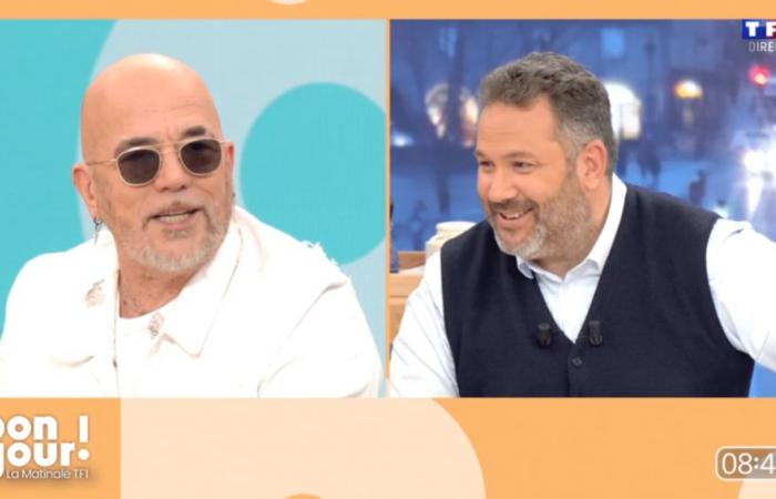 “Oh mio Dio”, Pascal Obispo lancia un file su Bruce Toussaint, il conduttore non se lo aspettava