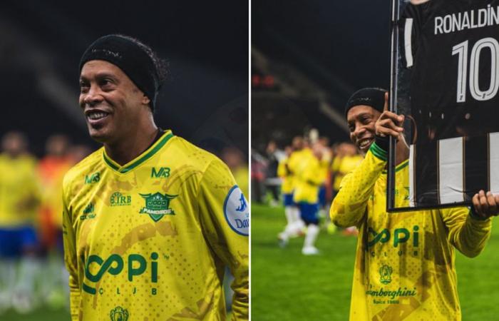 Ronaldinho ad Angers, l'immagine WTF del giorno