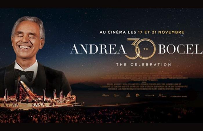 GARD Il tenore italiano Andrea Bocelli in concerto cinematografico in diversi cinema