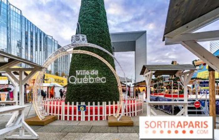 Il gigantesco mercatino di Natale La Défense è aperto! Attività festive e pista di pattinaggio in programma