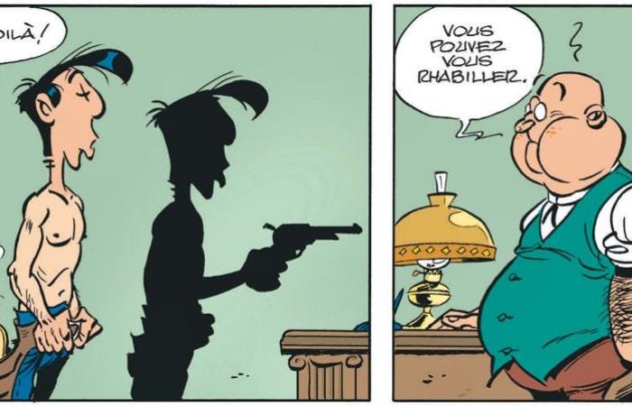 Lucky Luke affronta lo sciopero del luppolo, va tutto bene