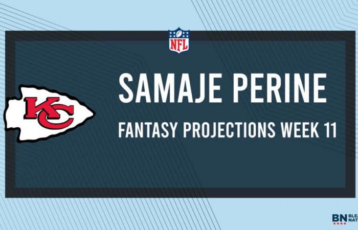 Samaje Perine Fantasy Settimana 11: Proiezioni vs. Fatture, Punti e Statistiche, Inizia o Siediti