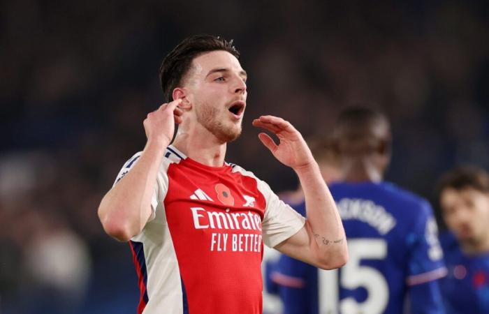 L’Arsenal apprende l’allarmante aggiornamento sugli infortuni di Declan Rice mentre emerge la rivelazione del Chelsea