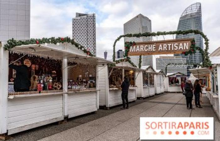 Il gigantesco mercatino di Natale La Défense è aperto! Attività festive e pista di pattinaggio in programma