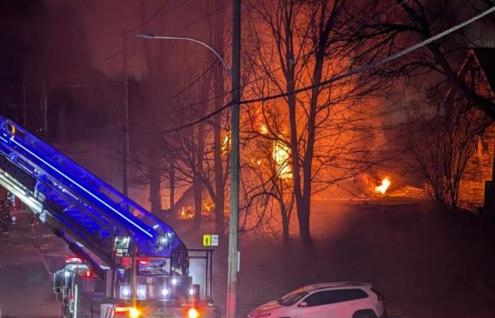 Grave incendio sulla 120esima strada a St-Georges de Beauce