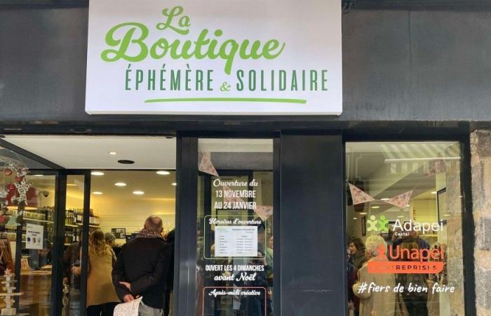 ADAPEI du Cantal apre la Boutique Effimera e Solidale ad Aurillac: una prima in Francia