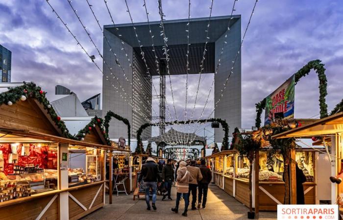 Il gigantesco mercatino di Natale La Défense è aperto! Attività festive e pista di pattinaggio in programma