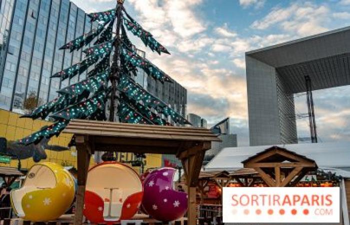 Il gigantesco mercatino di Natale La Défense è aperto! Attività festive e pista di pattinaggio in programma