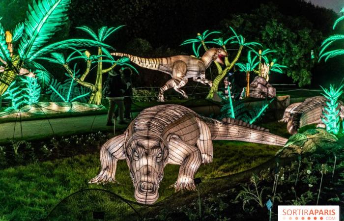 Giurassico in fase di illuminazione: il festival delle luci 2024-2025 al Jardin des Plantes – foto