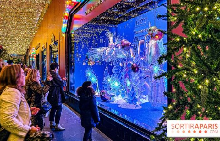 Le vetrine e l’albero di Natale delle Galeries Lafayette 2024