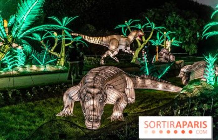 Giurassico in fase di illuminazione: il festival delle luci 2024-2025 al Jardin des Plantes – foto