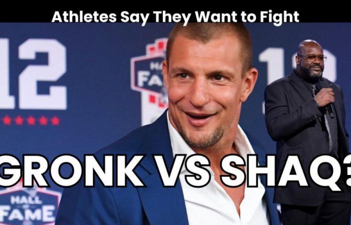 Shaq contro Gronk? Rob Gronkowski sfida Shaq a combattere