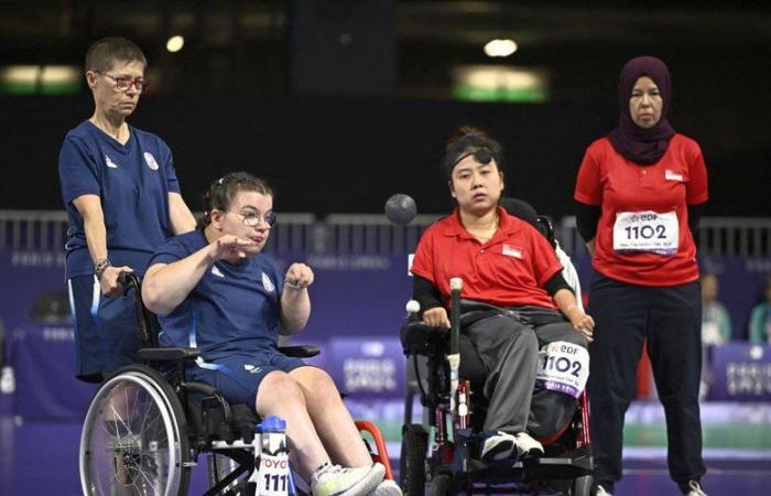 Giochi Paralimpici di Parigi 2024 Aurélie Aubert, medaglia d’oro nel bocce, a Foix nel 2025