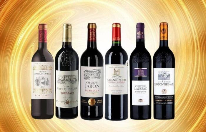 scopri questa confezione da 6 Medaglie d'Oro Bordeaux a meno di 50 euro