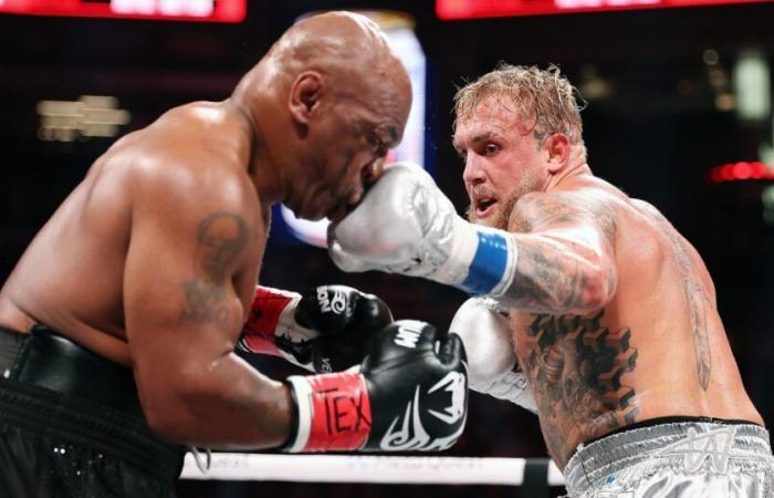 Jake Paul sconfigge Mike Tyson con decisione unanime in un incontro di boxe