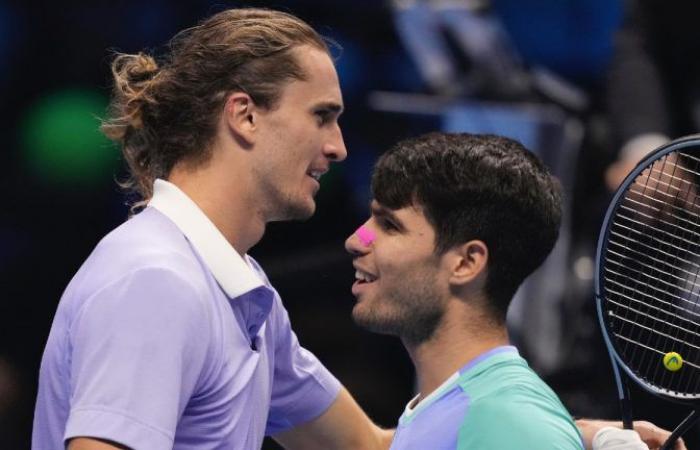 Alcaraz perde mentre Zverev e Ruud completano il campo della semifinale alle ATP Finals