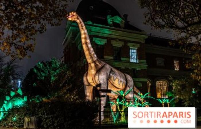 Giurassico in fase di illuminazione: il festival delle luci 2024-2025 al Jardin des Plantes – foto