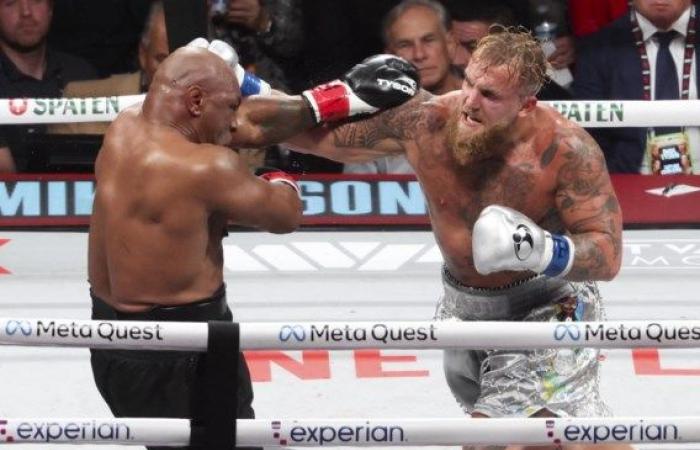 Mike Tyson resiste a lungo, ma la vittoria nel campo di boxe va all’unanimità a Jake Paul