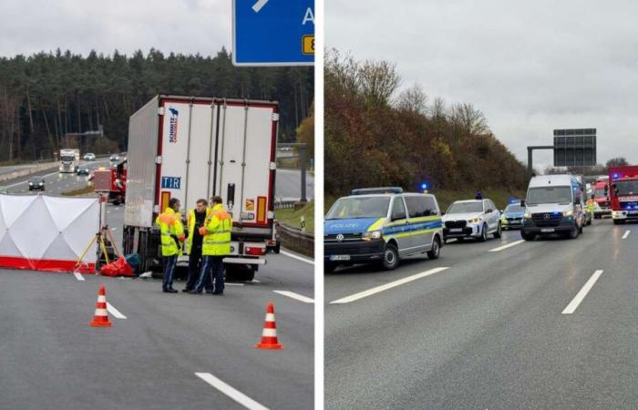 Un’auto a noleggio completamente occupata finisce in un ingorgo, con conseguenze fatali