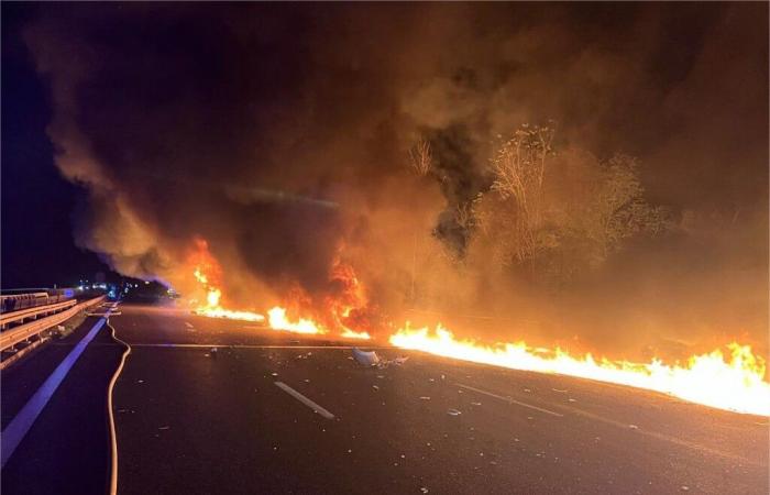 Impressionante incendio e chiusura dell'autostrada A1 nell'Oise: cosa è successo?